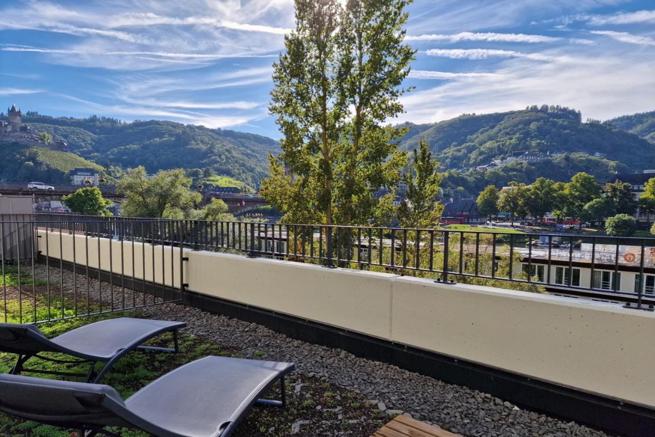 Vivamosel: Appartement Mit Mosel & Burgblick - Balkon - Parken - Aufzug - Fahrradraum Cochem Ngoại thất bức ảnh
